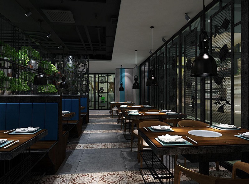 小火鍋店裝修設(shè)計，小型火鍋店廚房布局設(shè)計